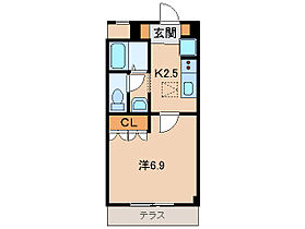 グランディール・プラム  ｜ 和歌山県海南市大野中（賃貸アパート1K・1階・24.84㎡） その2