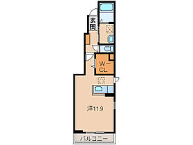 グラン ボヌール  ｜ 和歌山県和歌山市野崎（賃貸アパート1R・1階・32.94㎡） その2