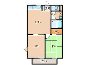 グリーンフル中西  ｜ 和歌山県海南市下津町上（賃貸アパート2LDK・2階・43.74㎡） その2