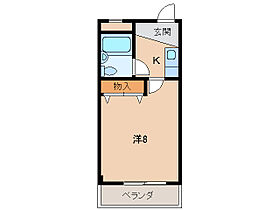 ＮＫハイツ  ｜ 和歌山県和歌山市榎原（賃貸マンション1K・2階・23.27㎡） その2