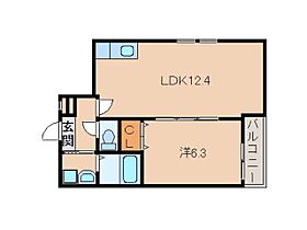 フジパレス黒田II番館  ｜ 和歌山県和歌山市黒田（賃貸アパート1LDK・1階・40.77㎡） その2