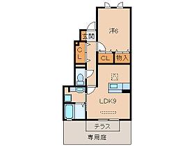 Ｄ-ｒｏｏｍシルクマム  ｜ 和歌山県和歌山市布引（賃貸アパート1LDK・1階・40.53㎡） その2