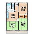 第二春日ハイツ2階3.5万円