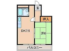 グリーンヒル金池  ｜ 和歌山県岩出市金池（賃貸マンション1DK・2階・32.19㎡） その2