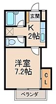 グリーンフル梅田II  ｜ 和歌山県岩出市東坂本（賃貸アパート1K・2階・24.50㎡） その2