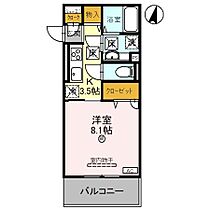 和歌山県和歌山市岡円福院東ノ丁（賃貸アパート1K・1階・30.25㎡） その2