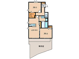 シャインアステール  ｜ 和歌山県岩出市川尻（賃貸マンション2LDK・1階・54.91㎡） その2