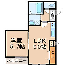 和歌山県和歌山市中之島（賃貸アパート1LDK・2階・34.46㎡） その2