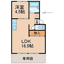 コーポいのうえＡ棟  ｜ 和歌山県橋本市神野々（賃貸アパート1LDK・1階・45.30㎡） その2