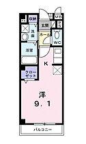 アムールＭ・ＫII  ｜ 和歌山県岩出市清水（賃貸アパート1R・2階・25.25㎡） その2