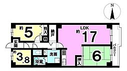 間取図画像 3SLDK