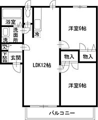 物件の間取り