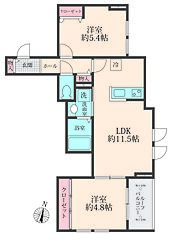 物件の間取り