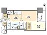 間取り：1LDK、専有面積37.7m2、バルコニー4.84m2