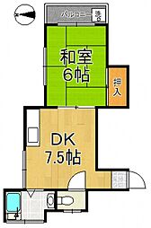 間取図画像 1DK
