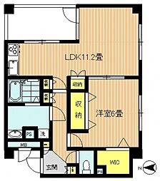 セントアラベラ 1LDKの間取図画像