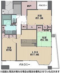 間取図画像 3SLDK