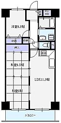 ファミール堺 3LDKの間取図画像