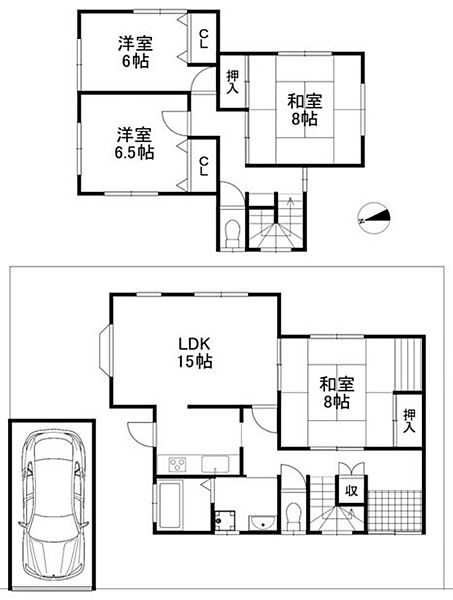 間取りを拡大表示