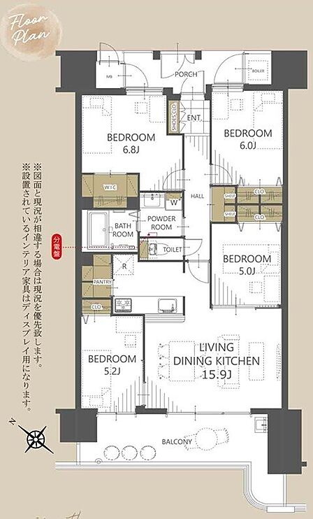 4LDK 間取り