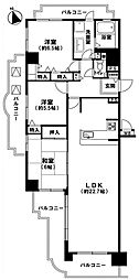 イトーピア泉北深井 3LDKの間取図画像