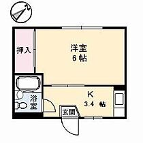 フレグランスレイC 203 ｜ 鳥取県米子市旗ヶ崎6丁目19-7（賃貸アパート1K・2階・20.00㎡） その2