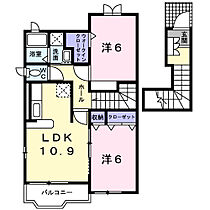 グレイスフルII 201 ｜ 鳥取県米子市車尾3丁目3-22（賃貸アパート2LDK・2階・59.28㎡） その2