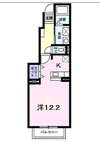 プラージュベル 103｜鳥取県境港市明治町(賃貸アパート1K・1階・32.90㎡)の写真 その2