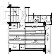 ビレッジハウス当成東1号棟 304 ｜ 鳥取県米子市和田町616（賃貸マンション2K・3階・33.54㎡） その2