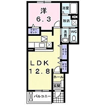 ピュール　ジャンＡ 101 ｜ 鳥取県境港市中野町477-1（賃貸アパート1LDK・1階・46.49㎡） その2