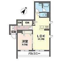 Jコート・サウス 101 ｜ 鳥取県米子市立町4丁目177（賃貸マンション1LDK・1階・52.73㎡） その2