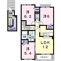 Ｓｅａ　ｓｉｄｅ　ｖｉｌｌａＢ 202 ｜ 鳥取県米子市夜見町2992-1（賃貸アパート3LDK・2階・69.15㎡） その2