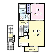 コロニオーロ 202 ｜ 島根県安来市安来町1222番地2（賃貸アパート1LDK・2階・46.01㎡） その2