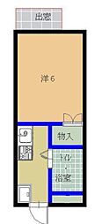 間取図画像 1K