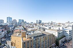 9階から望む、開けた眺望が魅力的です。