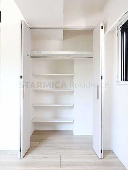 各部屋に収納があるのはうれしいポイント