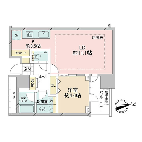 間取りを拡大表示