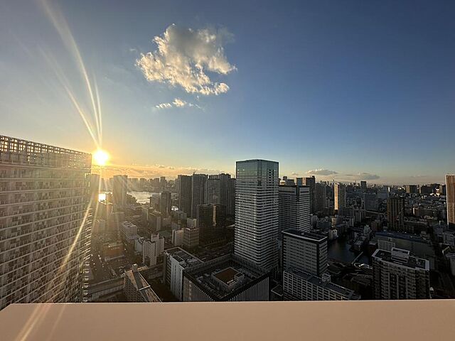 バルコニー ザ・パークハウス晴海ティアロレジデンス 49階/1802