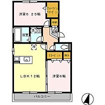 香川県丸亀市田村町（賃貸アパート2LDK・3階・58.37㎡） その2