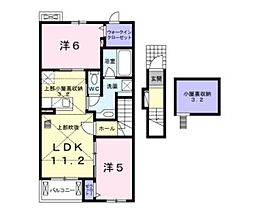 香川県高松市六条町（賃貸アパート2LDK・2階・55.10㎡） その2