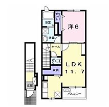 香川県高松市仏生山町甲（賃貸アパート1LDK・2階・48.70㎡） その2