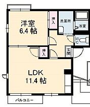 香川県高松市寺井町（賃貸アパート1LDK・1階・43.42㎡） その2