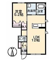 香川県高松市木太町（賃貸アパート1LDK・1階・41.57㎡） その2