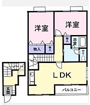 香川県坂出市加茂町甲（賃貸アパート2LDK・2階・65.53㎡） その2