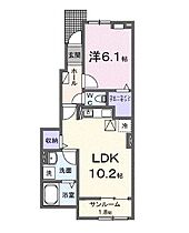 香川県木田郡三木町大字平木（賃貸アパート1LDK・1階・44.02㎡） その2