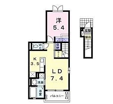 香川県高松市上林町（賃貸アパート1LDK・2階・41.29㎡） その2