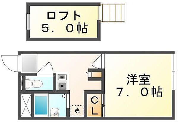 香川県さぬき市志度(賃貸アパート1K・1階・20.28㎡)の写真 その2