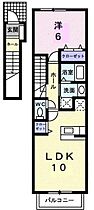 香川県高松市松並町（賃貸アパート1LDK・2階・42.80㎡） その2