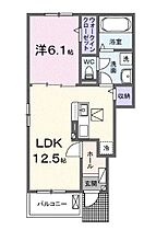 香川県高松市国分寺町国分（賃貸アパート1LDK・1階・44.70㎡） その2