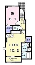 香川県高松市松並町（賃貸アパート1LDK・1階・44.02㎡） その2